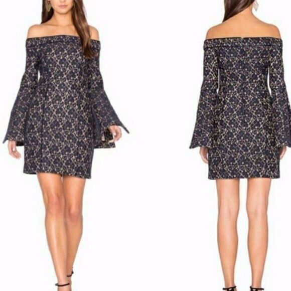 Keepsake the Label Blue Lace Dress - Picture 1 of 5
